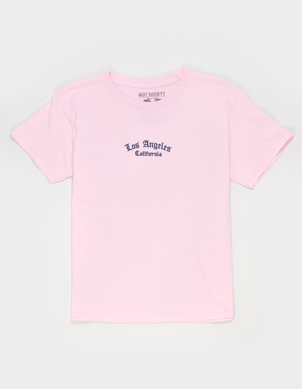 RIOT SOCIETY Los Angeles Girls Tee - LIGHT PINK