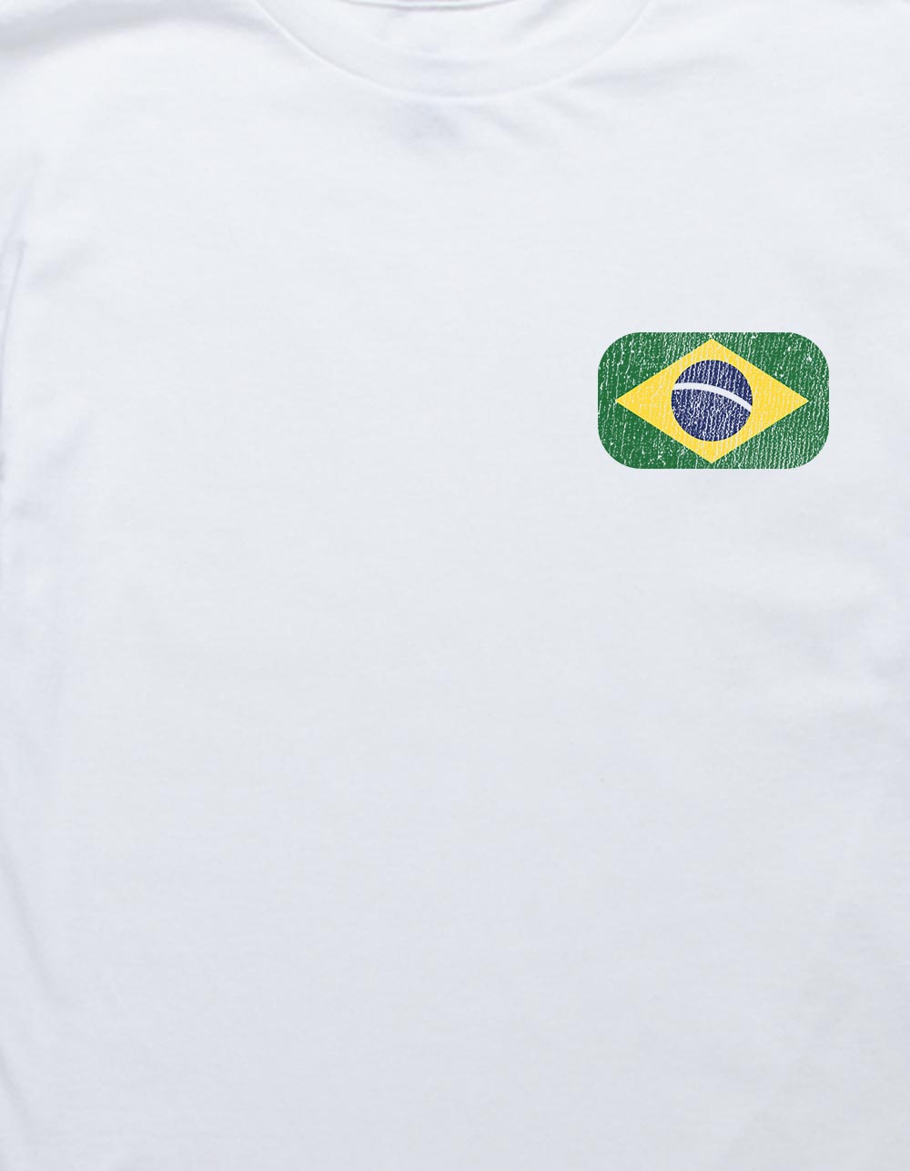 BRAZIL Beach Soccer Unisex Kids Tee - WHITE