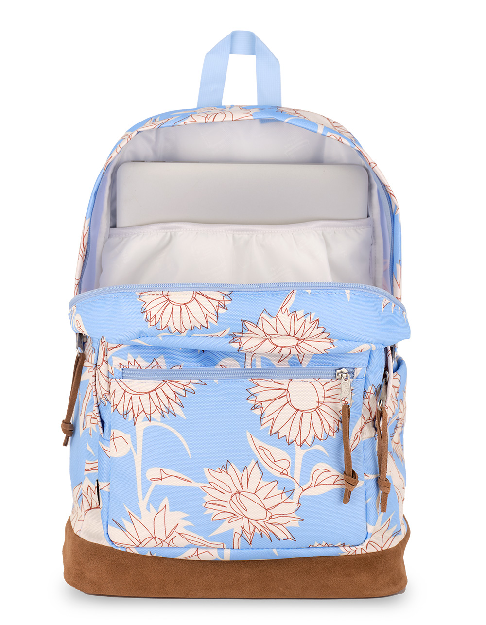 JANSPORT Right Pack Backpack - SKETCHY SUNFLOWER BLUE