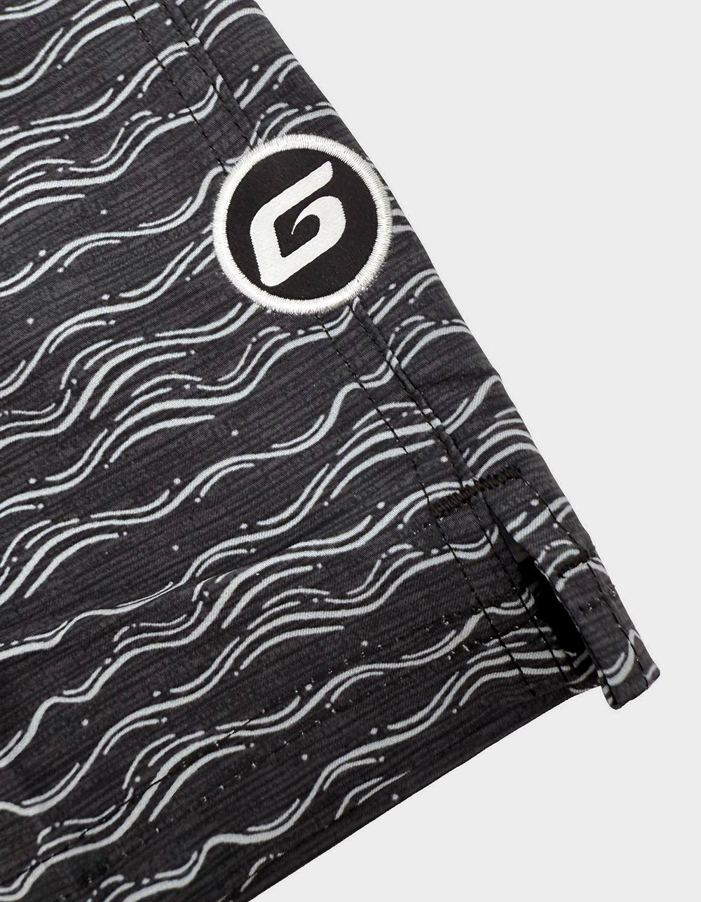 GROM Waves Pocket Volley Boardshorts - BLACK