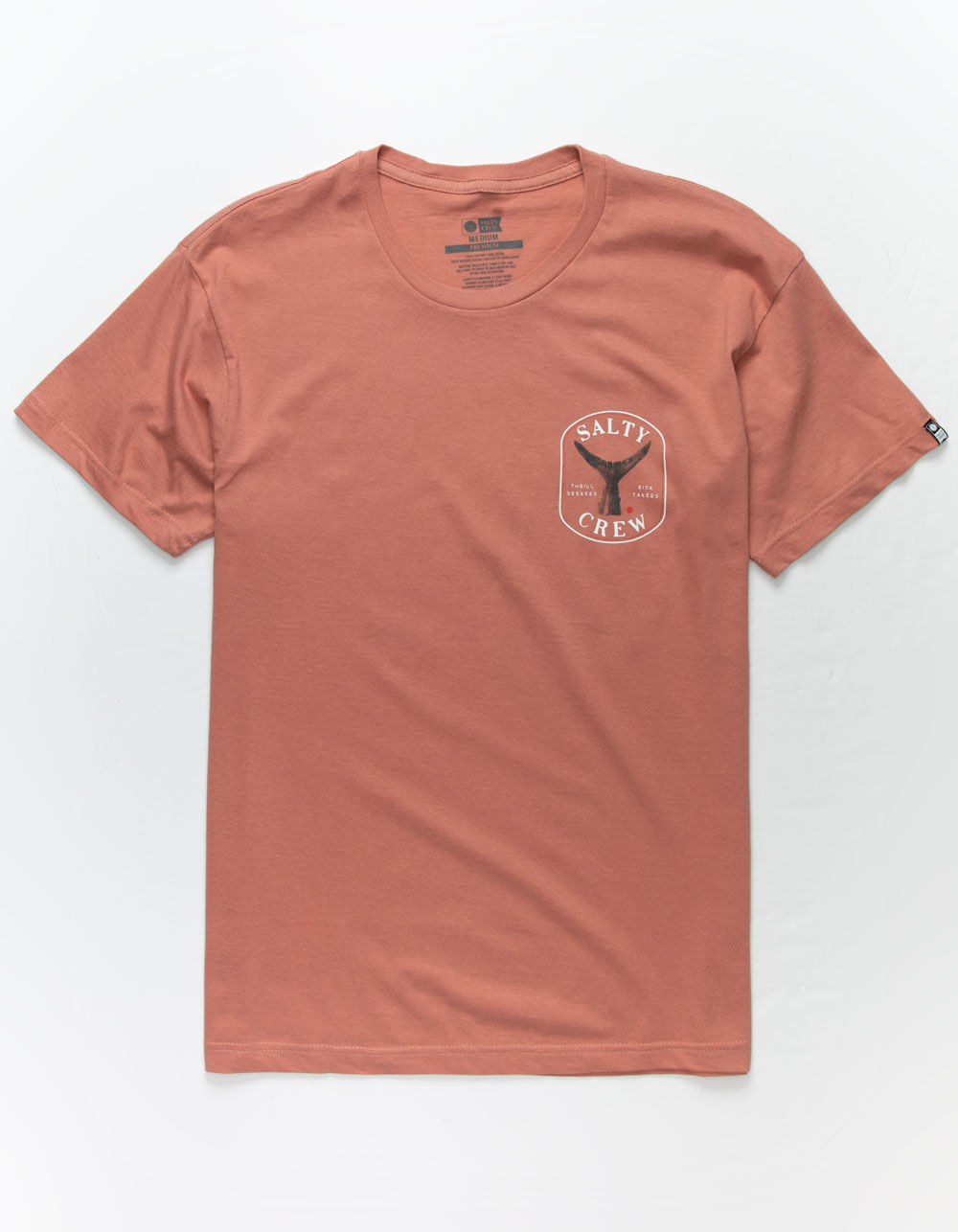 SALTY CREW Fishstone Mens Salmon T-Shirt image number 1