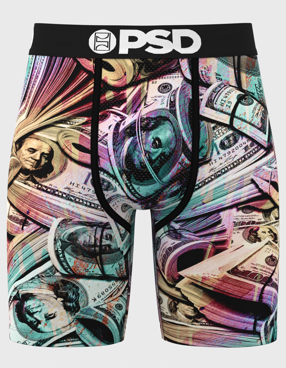 PSD Money Chalk Mens Boxer Briefs - MULTI