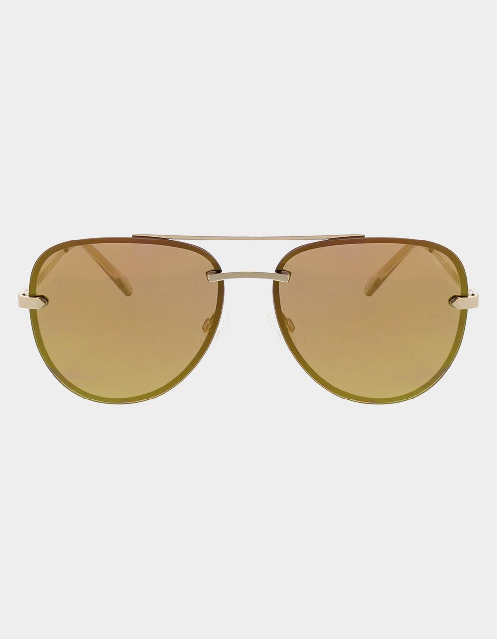 ROXY Rimless Aviator Sunglasses - GOLD