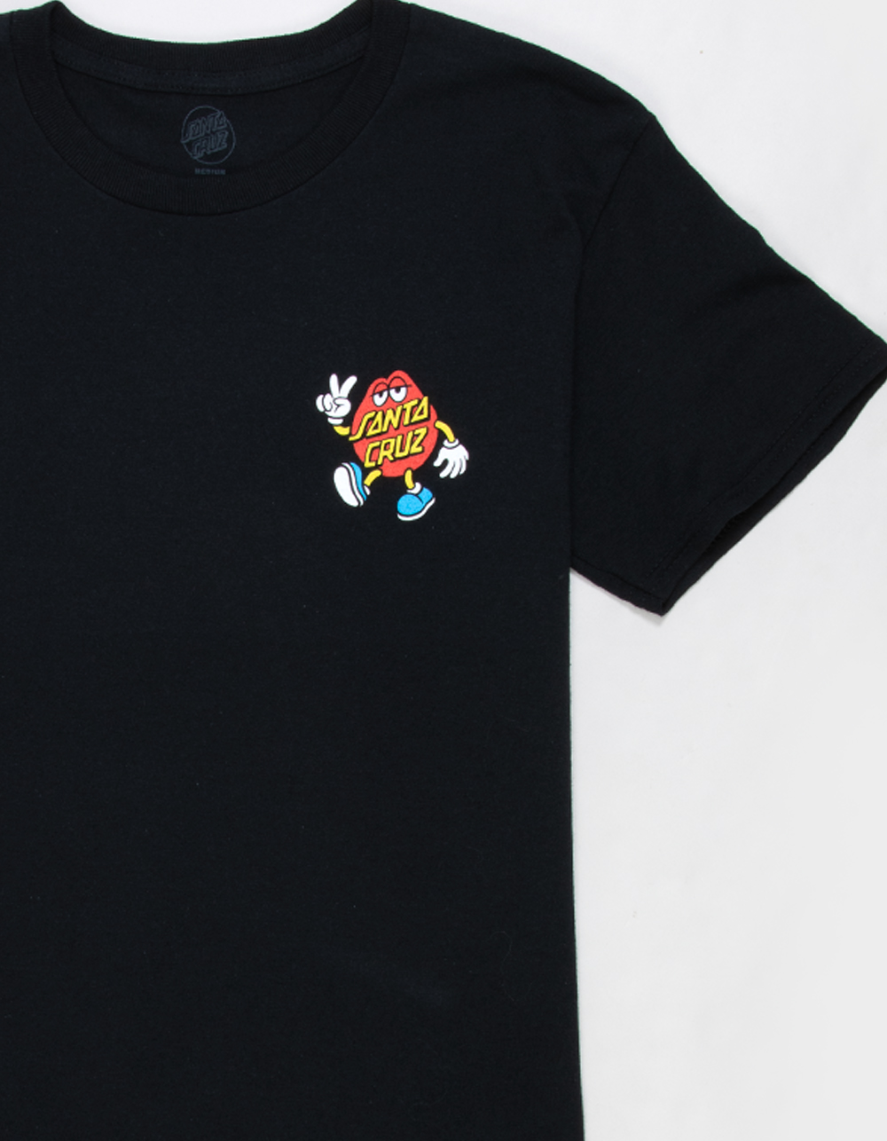 SANTA CRUZ Dot Guy Boys Tee - BLACK