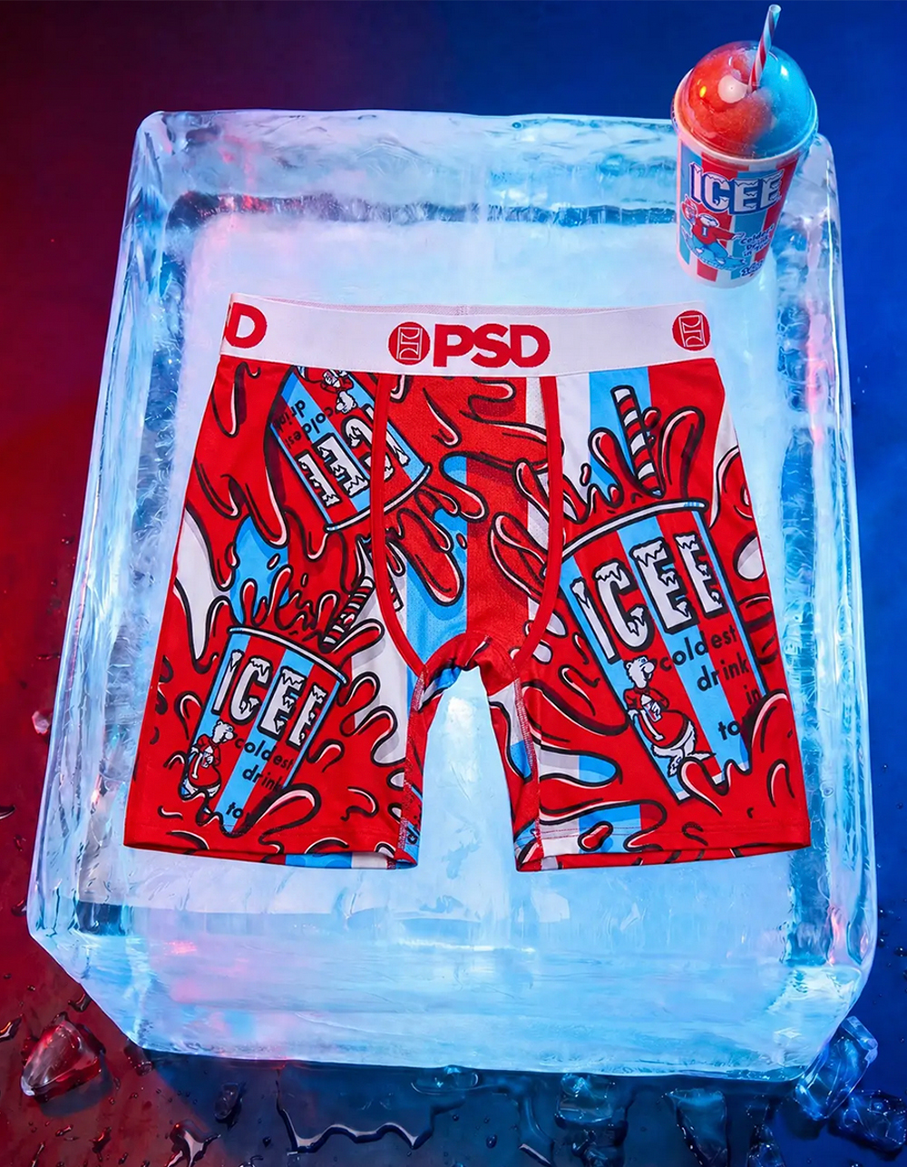 PSD Icee Freeze Mens Boxer Briefs - MULTI