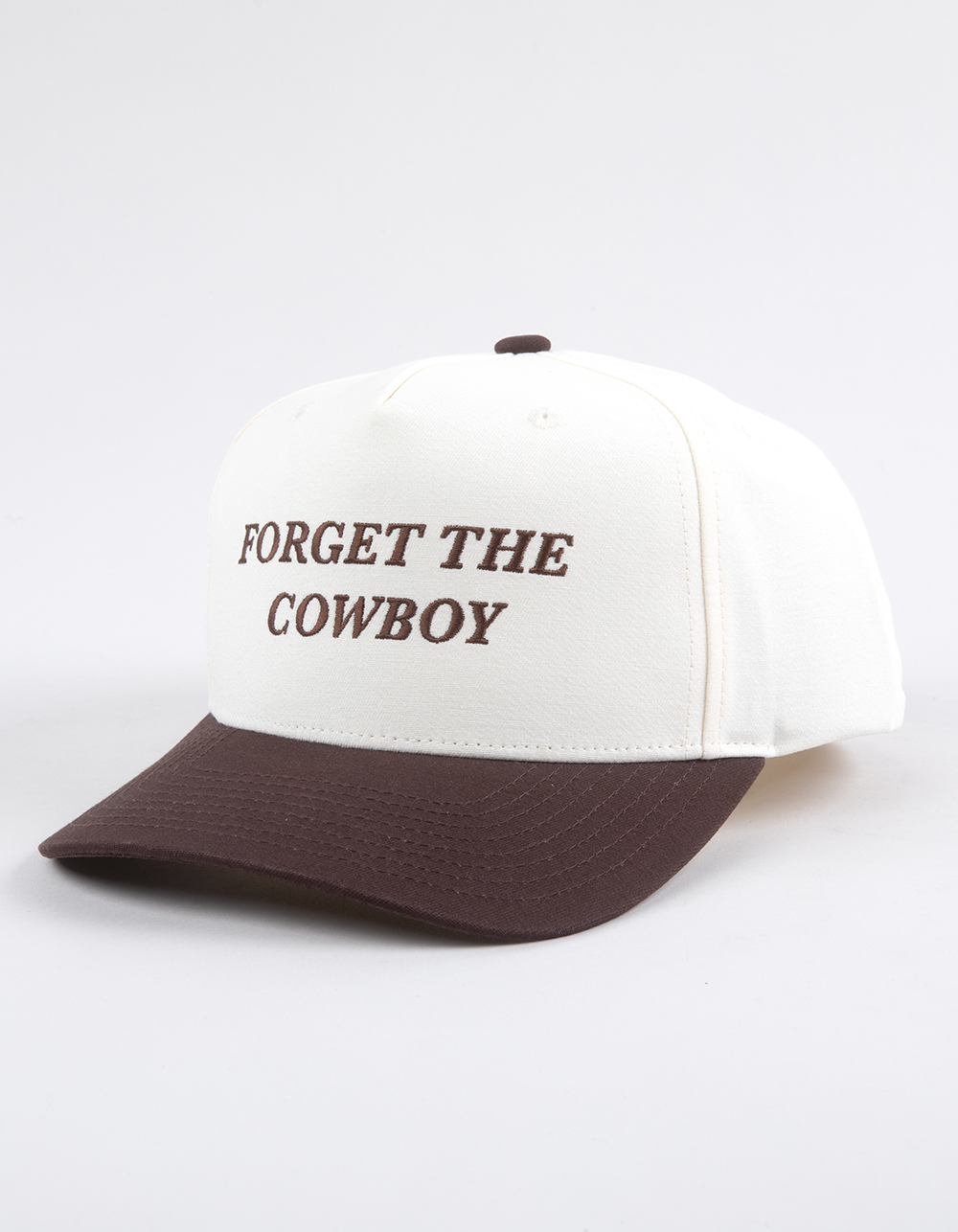 BRIXTON Forget The Cowboy Womens NetPlus® Snapback Hat - BROWN