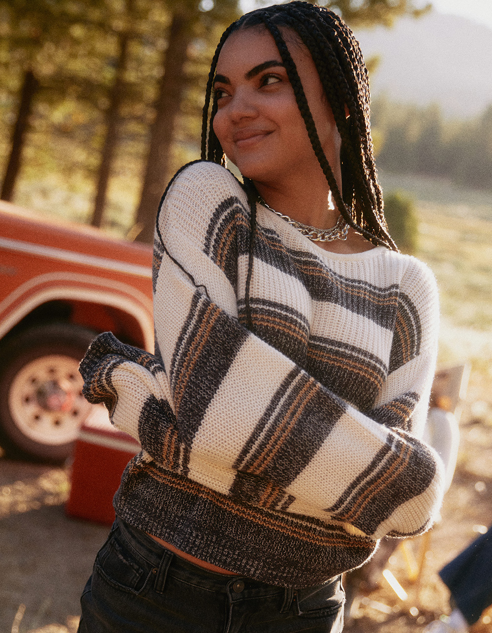 BILLABONG Changing Tides Womens Sweater - Cream Combo | Tillys