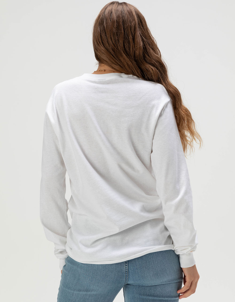SKIN INDUSTRIES Patience Womens Long Sleeve Tee - WHITE