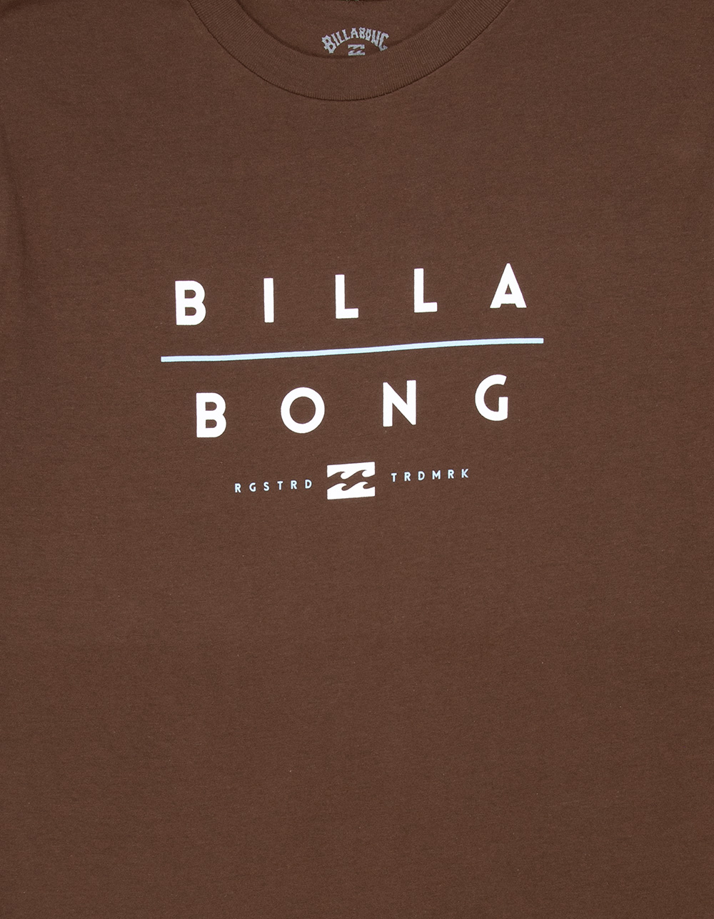 BILLABONG Unity Stacked Mens Tee - BROWN