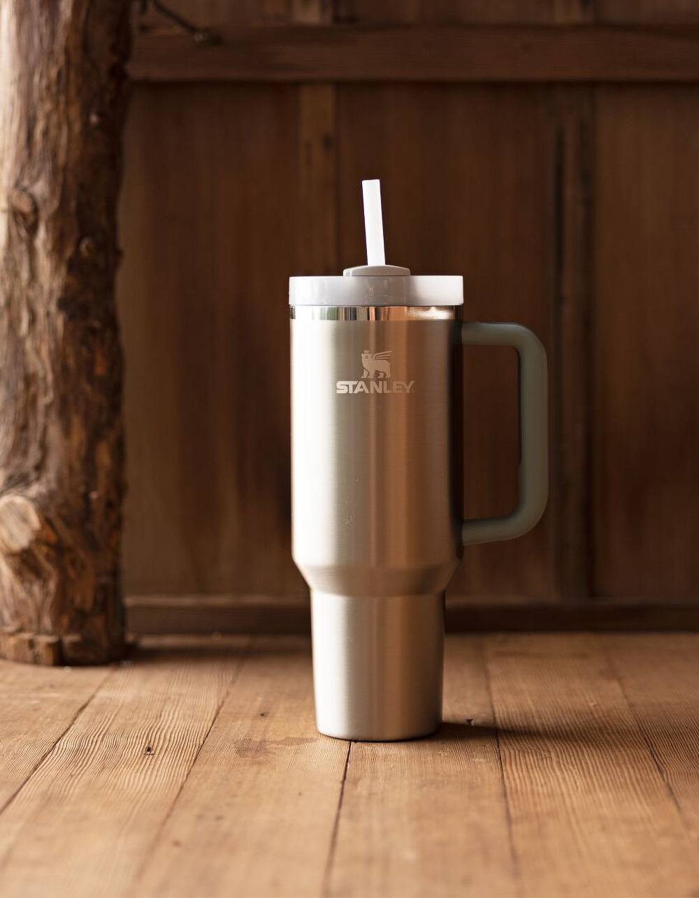 STANLEY 40 oz The Quencher H2.0 FlowState™ Tumbler - STAINLESS STEEL SHALE