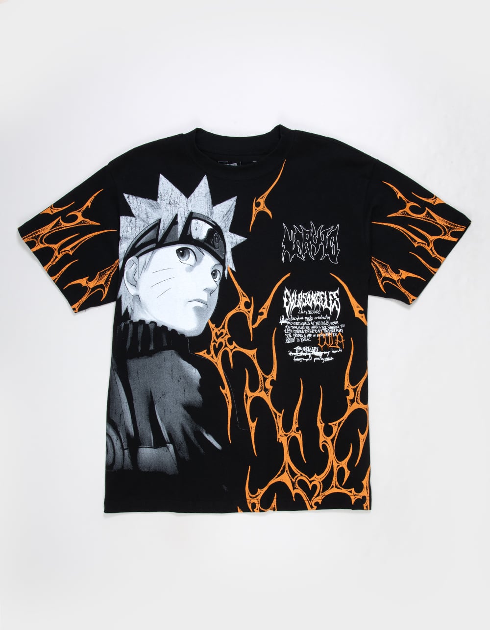 NARUTO Mens Boxy Tee - BLACK