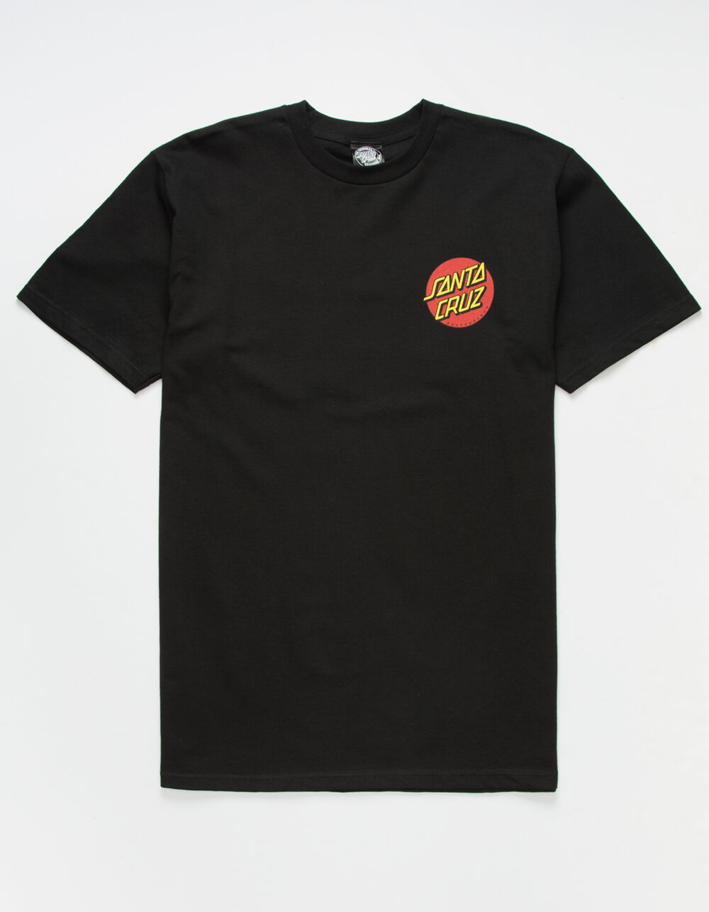 SANTA CRUZ Classic Dot Mens BLACK T-Shirt