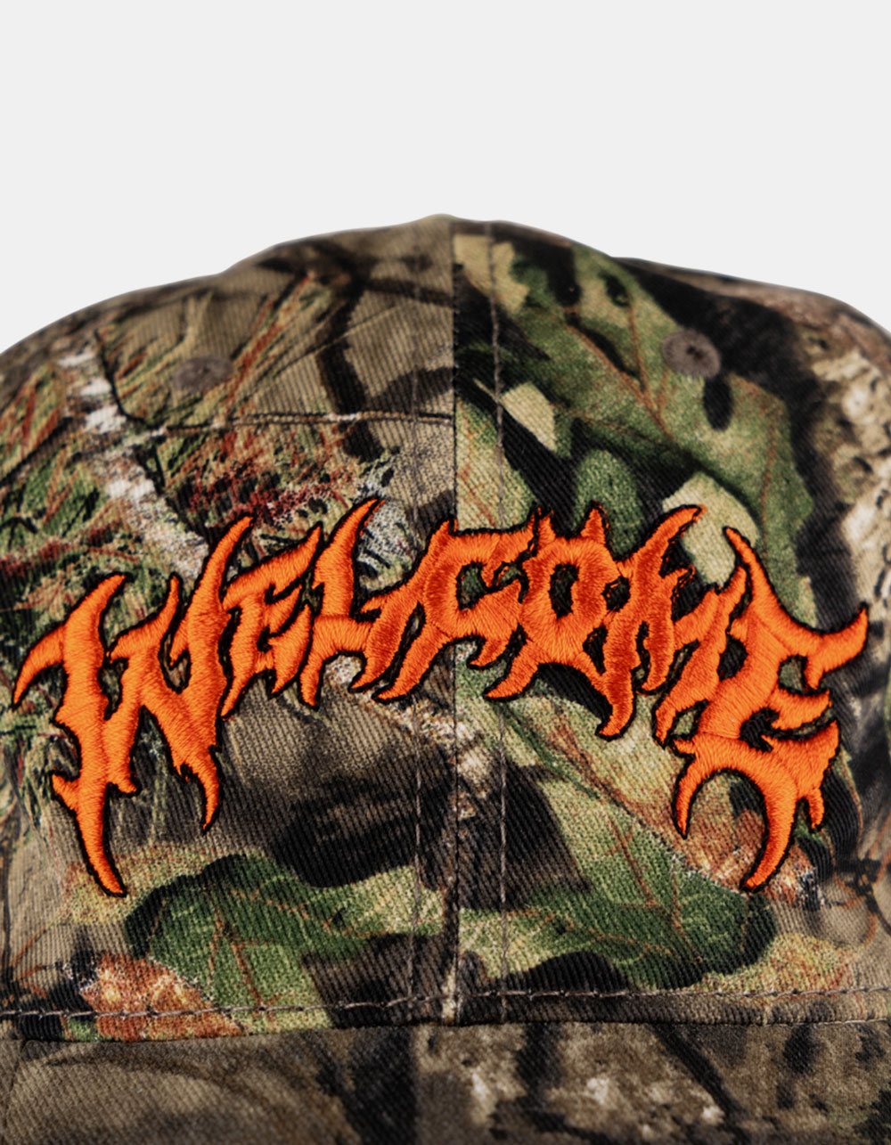 WELCOME SKATEBOARDS Barb Strapback Hat - CAMO