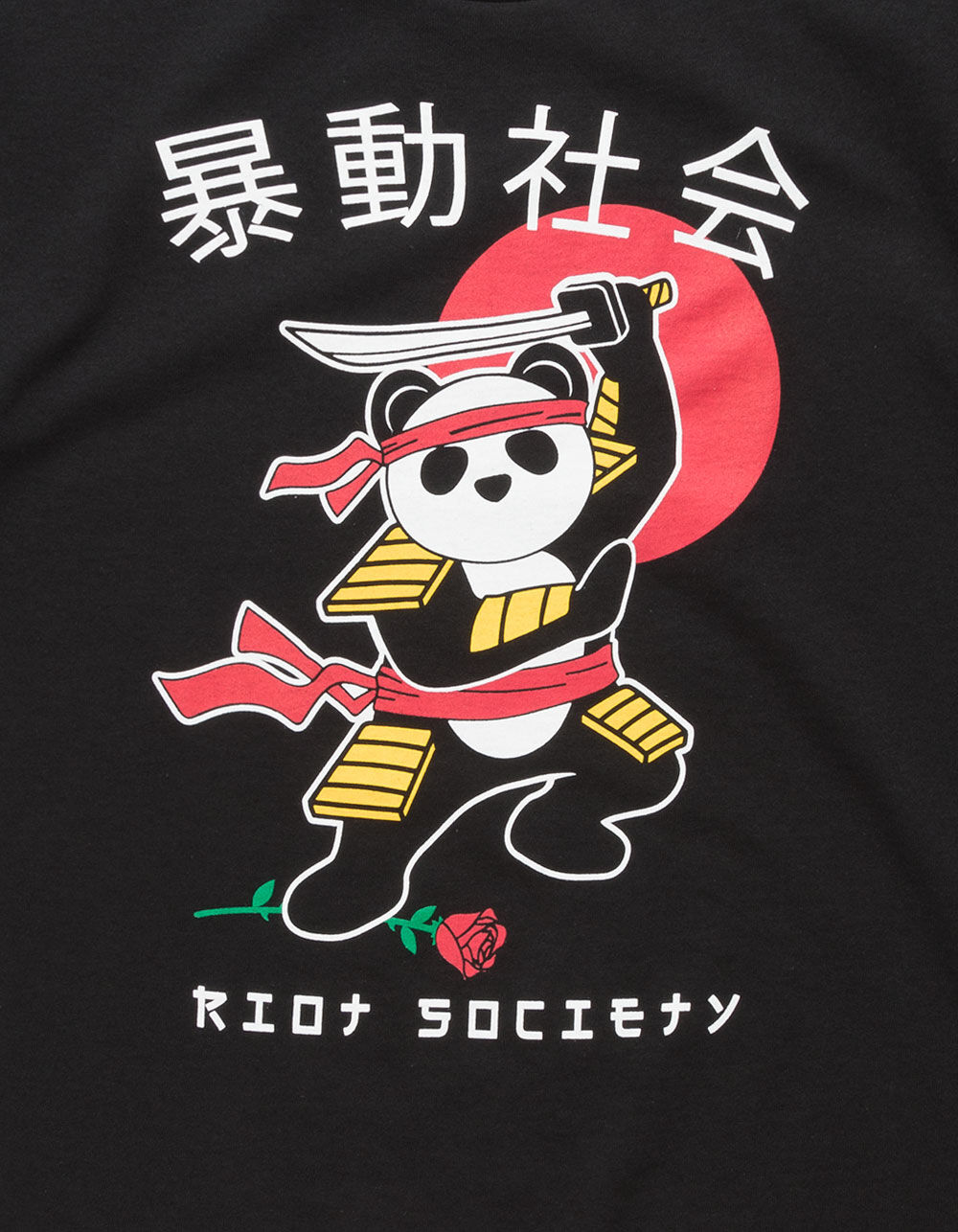 RIOT SOCIETY Panda Samurai Boys T-Shirt image number 1