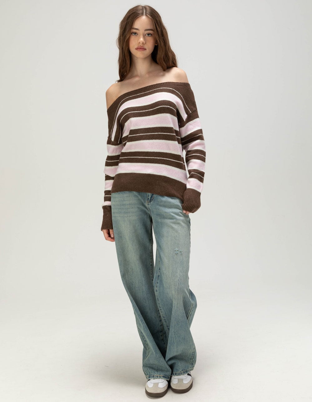 RSQ Womens Embroidered Low Rise Original Baggy Jeans - 658