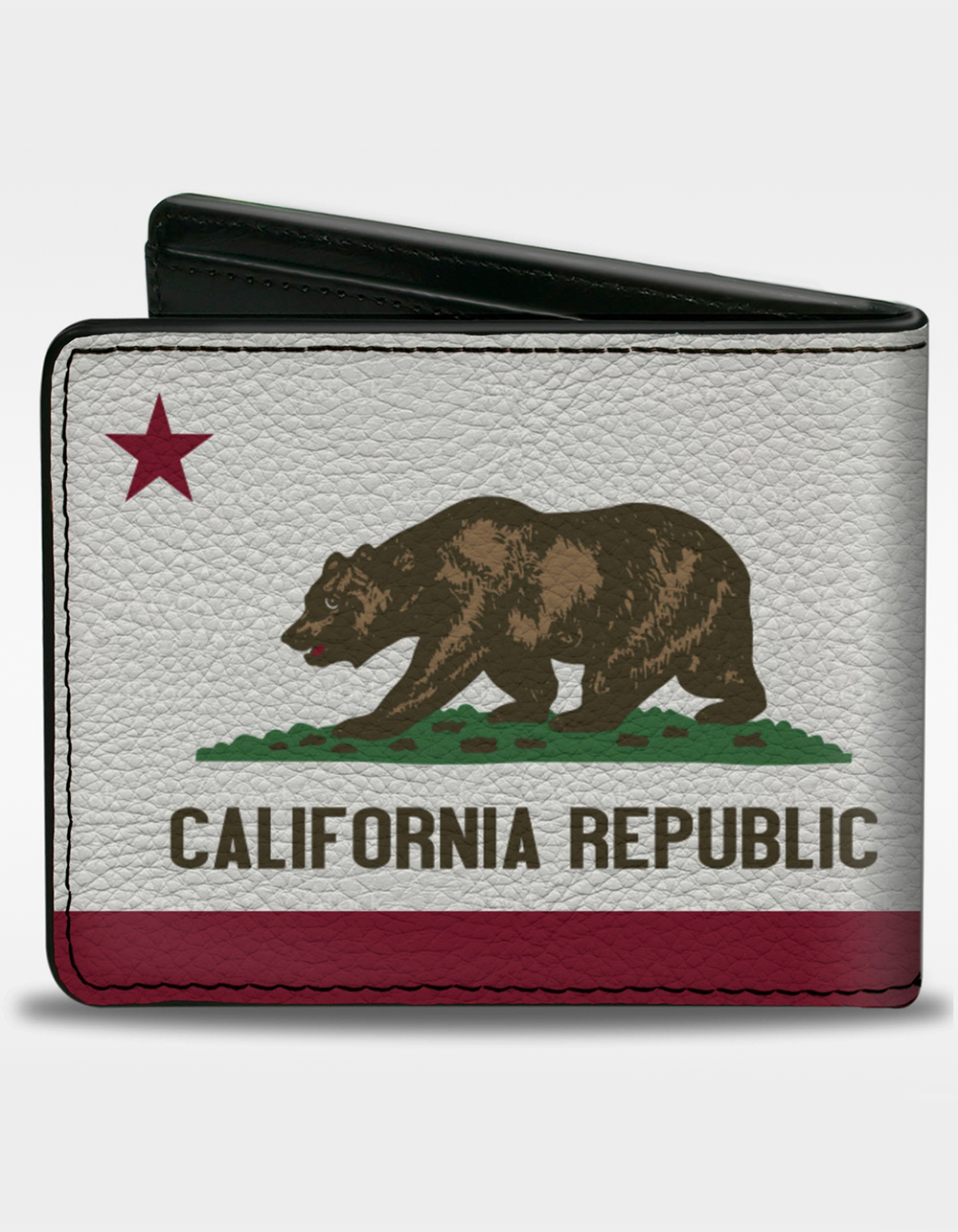 BUCKLE-DOWN California Flag Bifold Wallet - MULTI