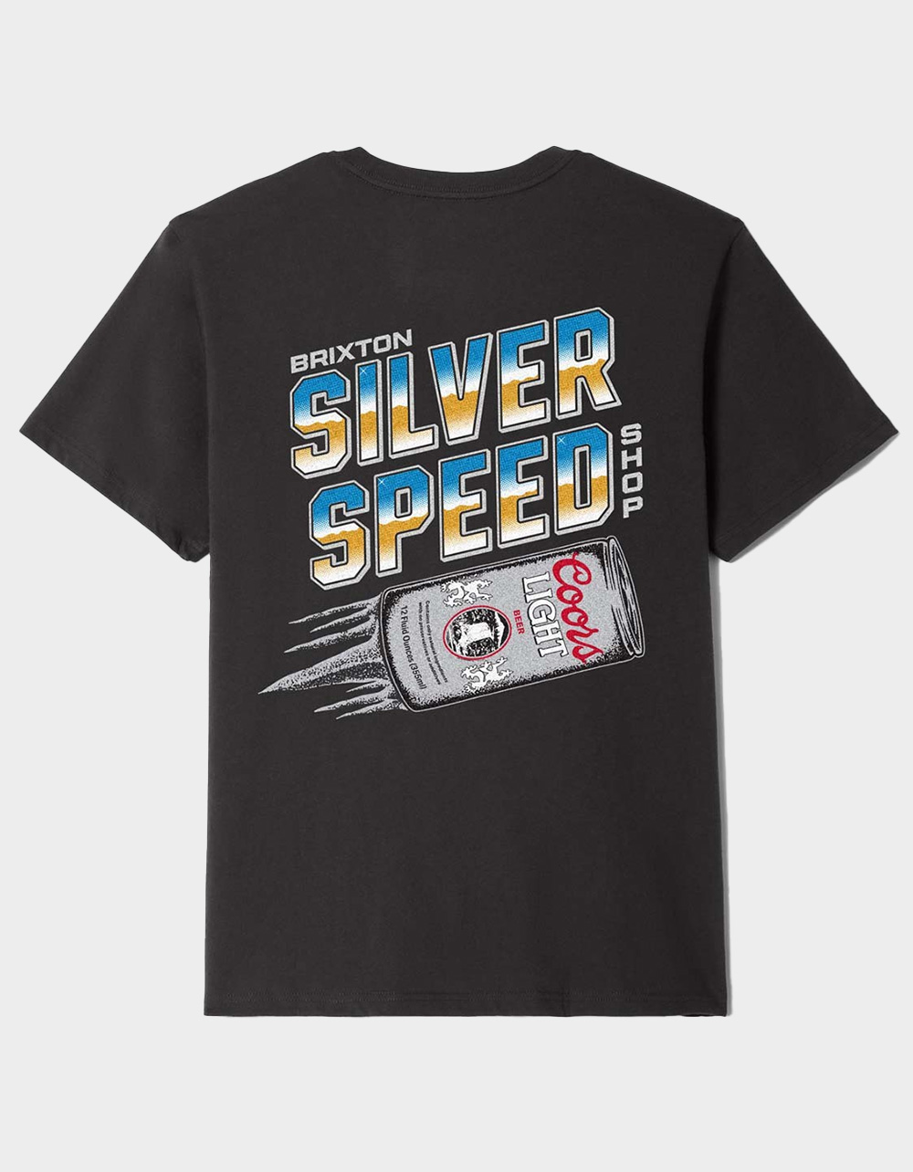 BRIXTON x Coors Light Silver Speed Mens Tee - BLACK