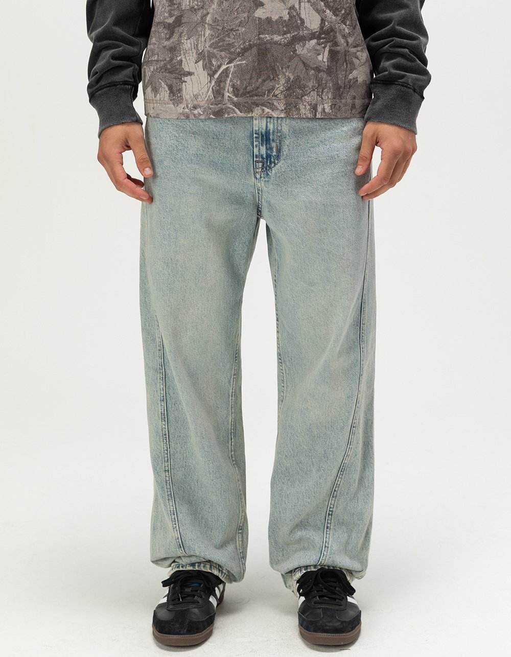 RSQ Mens Loose Jeans - TORNADO WASH