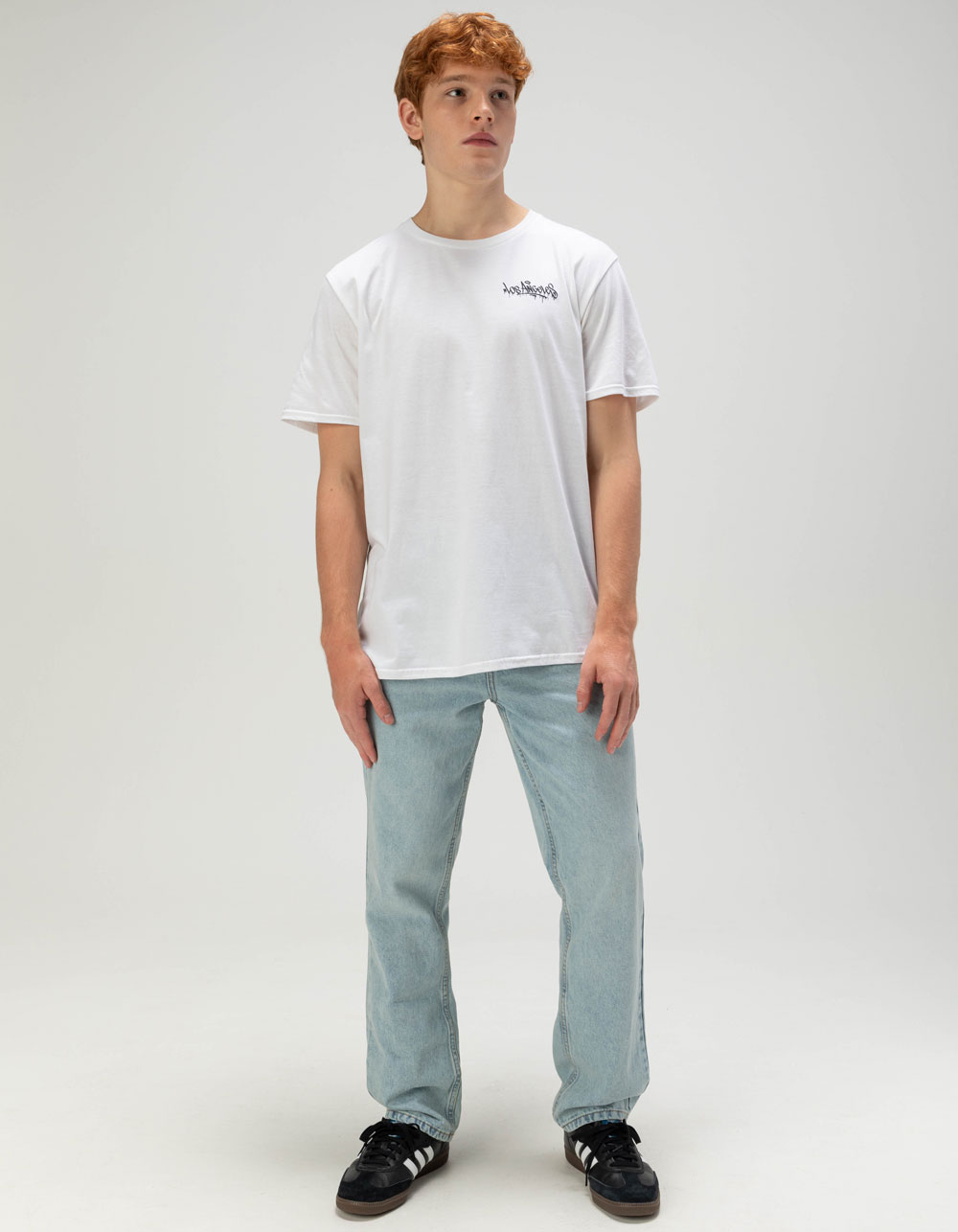 LOS ANGELES Graffiti Sky Unisex Tee - WHITE
