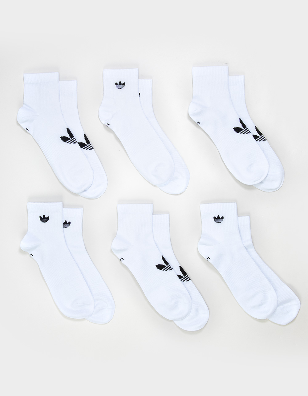 ADIDAS Originals Superlite 6 Pack Quarter Socks - WHITE