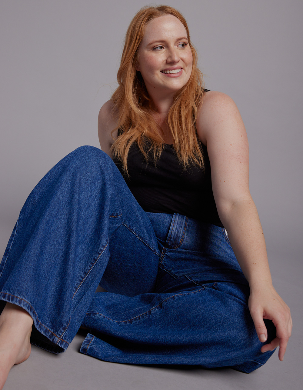 RSQ Womens High Rise Wide Leg Jeans - DARK WASH