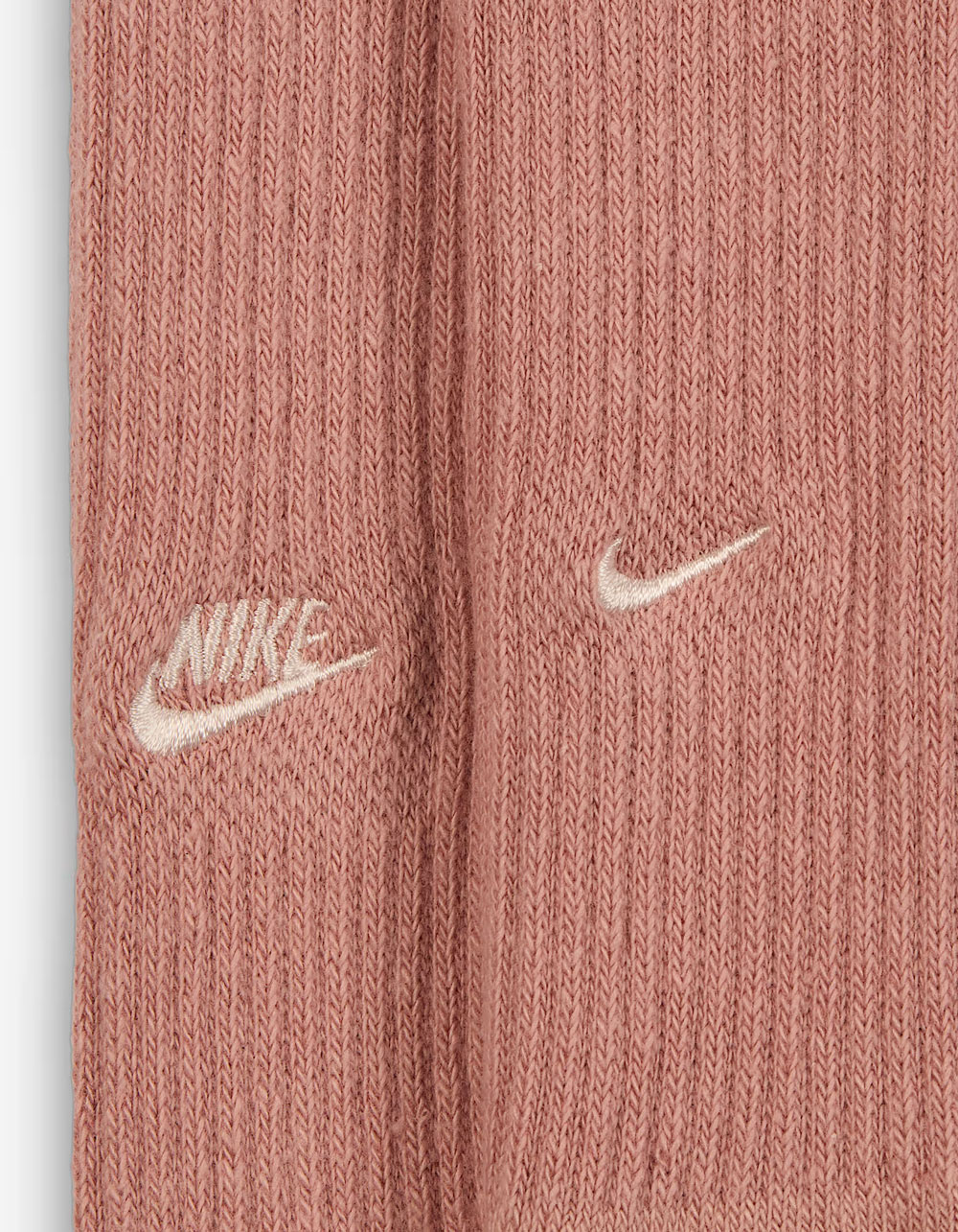 NIKE Everyday 2 Pack Cushioned Crew Socks - MAUVE