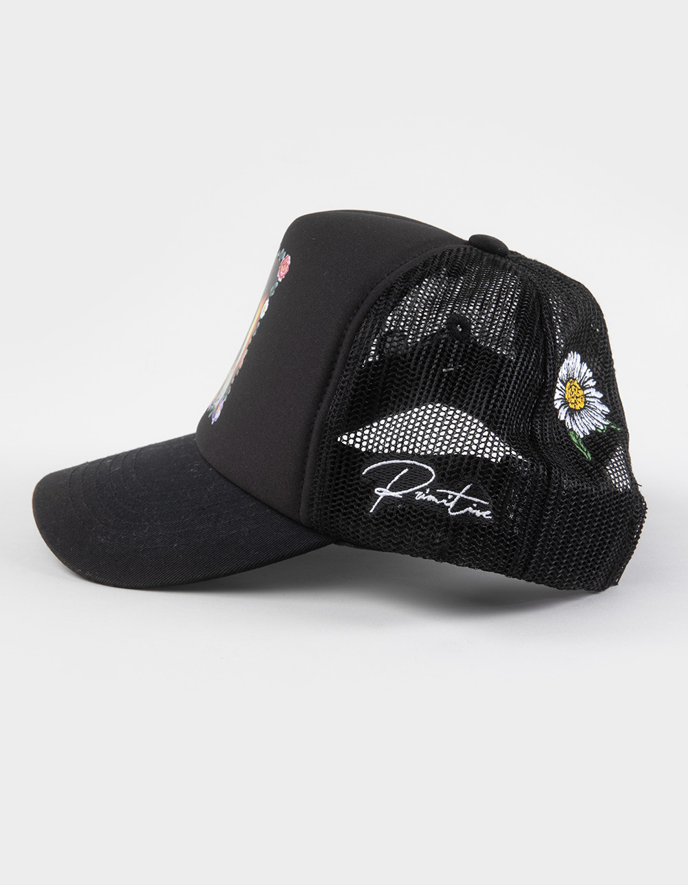 PRIMITIVE x Bob Marley Everlasting Trucker Hat - BLACK