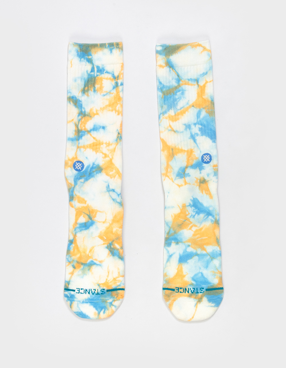 STANCE Spotty Dye Mens Crew Socks - BLUE GRADIENT