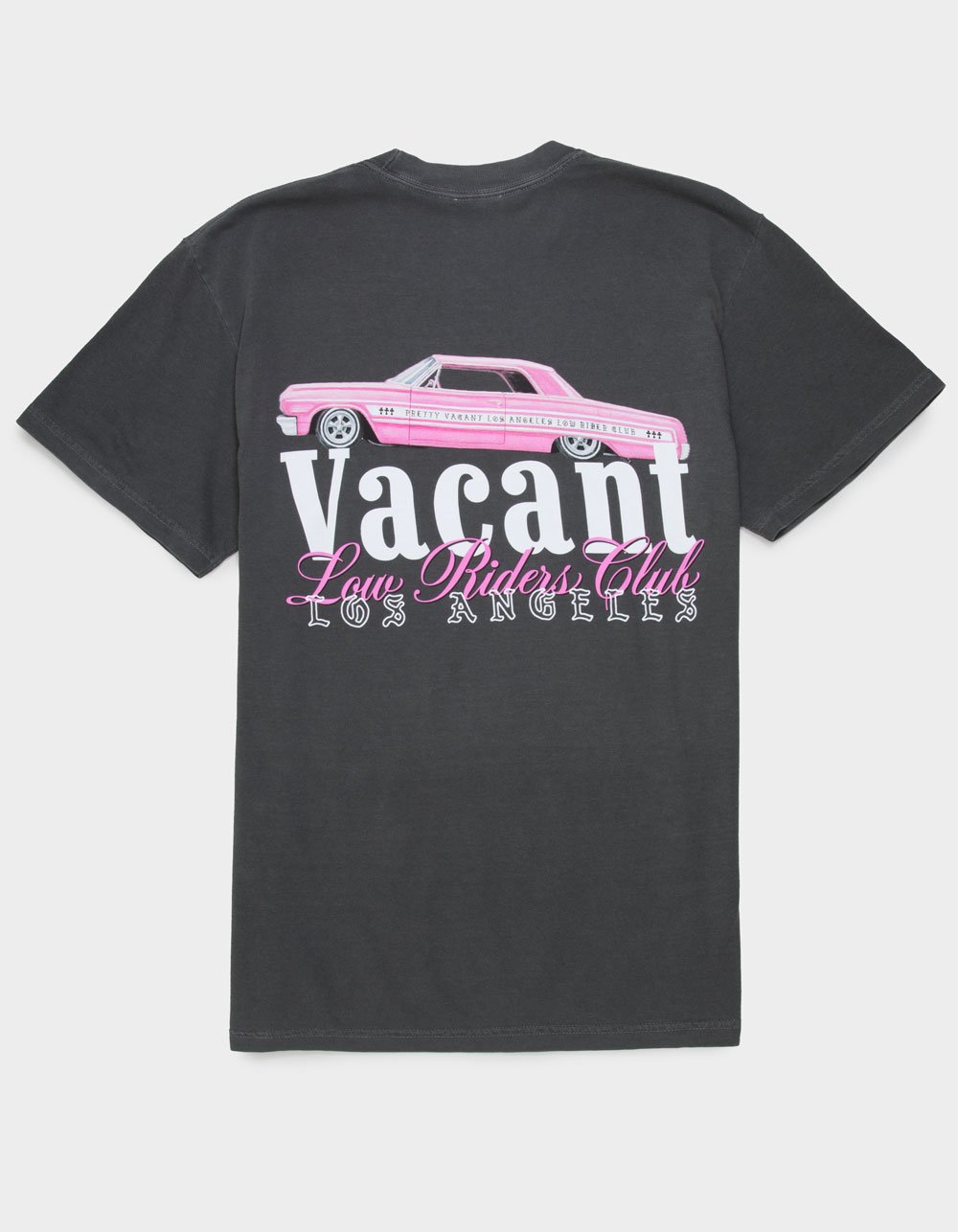 PRETTY VACANT Low Riders Club Mens Boxy Tee - WASHED BLACK