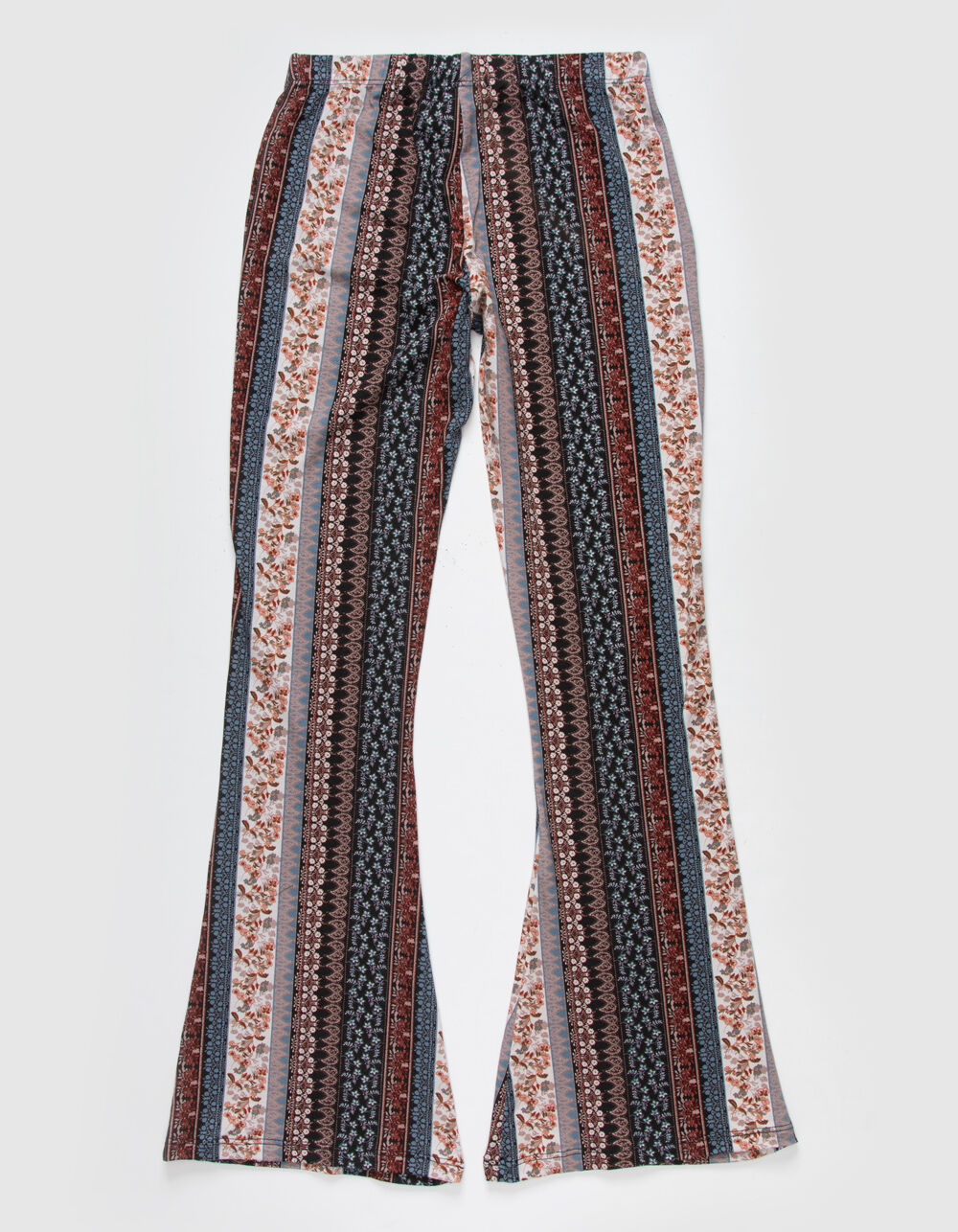 WHITE FAWN Printed Girls Flare Pants - BLACK COMBO | Tillys