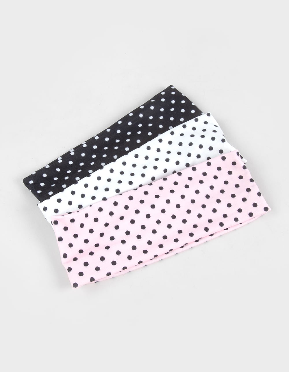 FULL TILT 3 Pack Polka Dot Headbands - MULTI