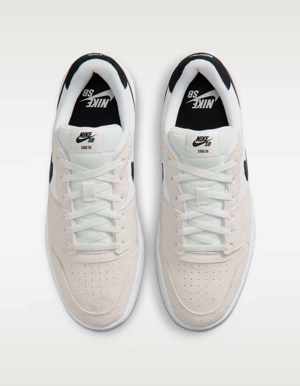 NIKE SB Code 58 Mens Shoes - WHT/BLK