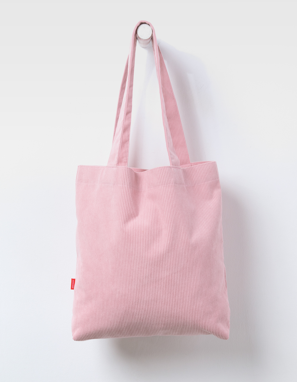 MONCHHICHI Corduroy Tote Bag - PINK