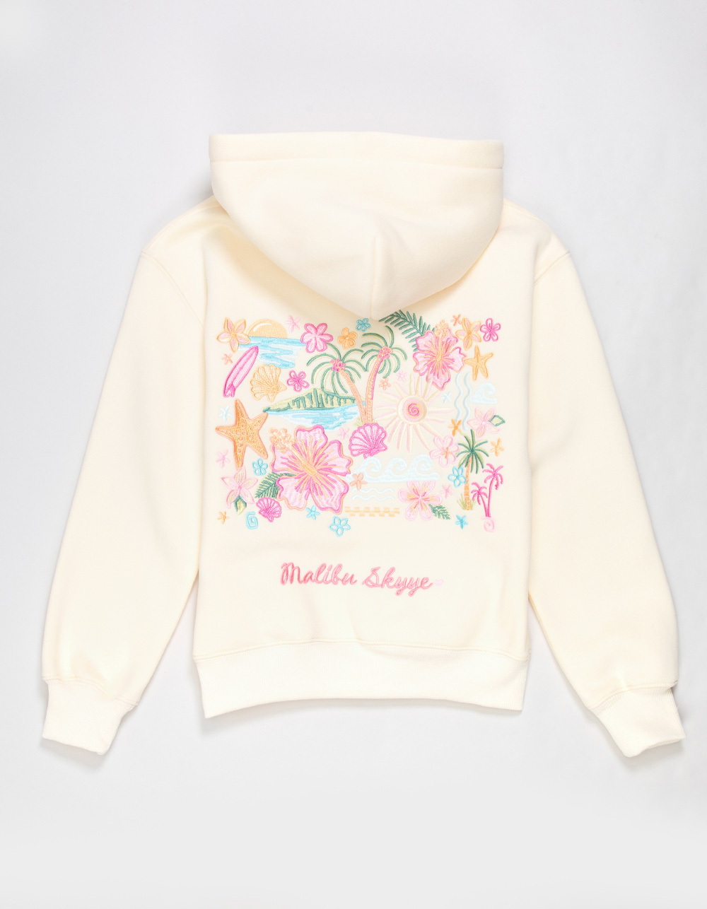 MALIBU SKYYE LA Tropical Girls Hoodie - CREAM