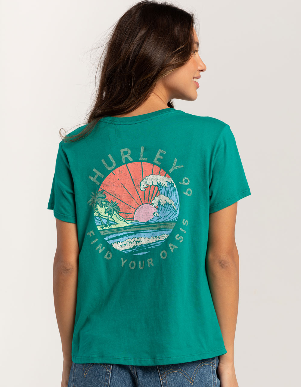 HURLEY Find Your Oasis Womens Tee