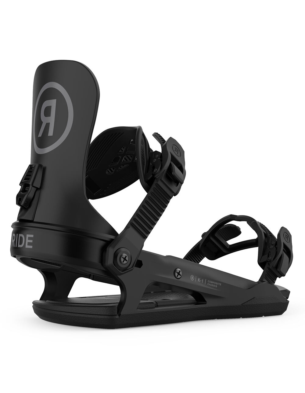 RIDE SNOWBOARDS K1 Kids Black Bindings BLACK Tillys