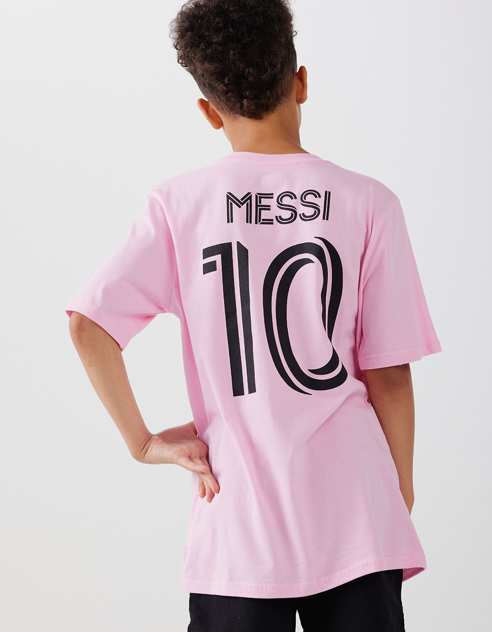 OUTERSTUFF Miami Messi Boys Tee - PINK