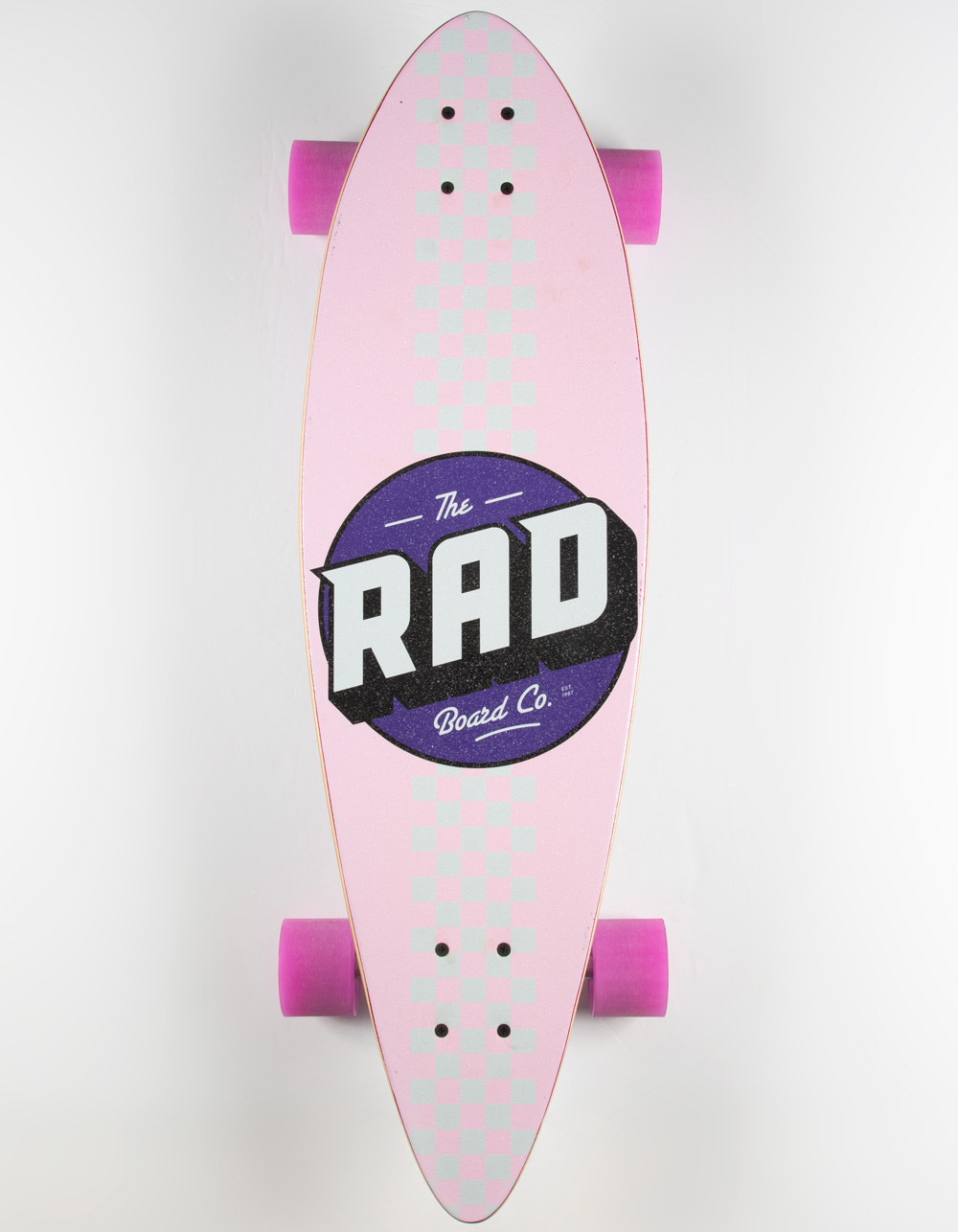 Machtig Hoeveelheid van brandstof THE RAD BOARD CO. Pintail 9.0" Mini Complete Cruiser Skateboard - PINK/BLK  | Tillys
