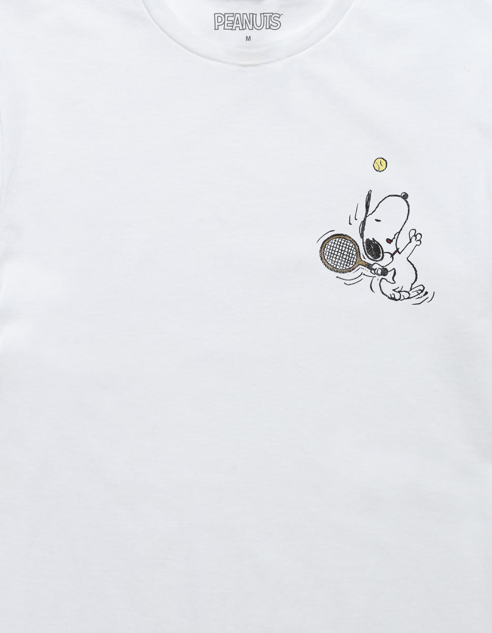 PEANUTS Tennis Club Open Unisex Tee - WHITE