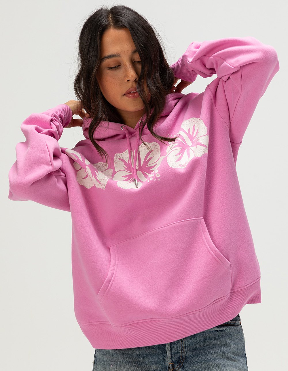 ROXY Shoreside Womens Hoodie - PINK