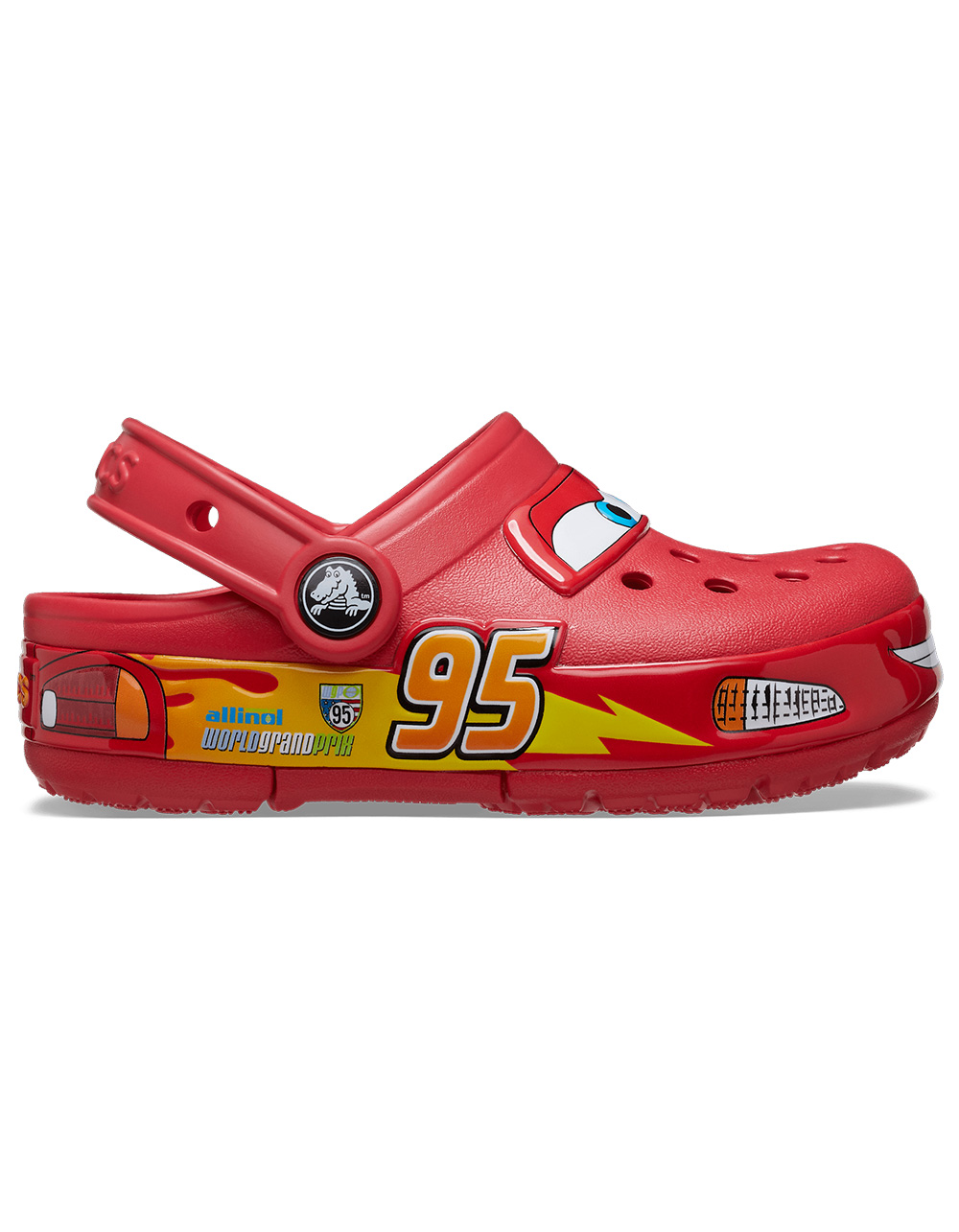 CROCS x Disney Pixar Cars Lightning McQueen Toddlers Clogs RED COMBO