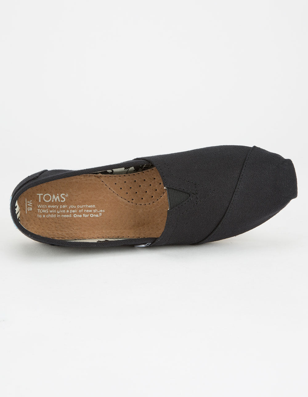 TOMS Womens Canvas Classic Slip-Ons image number 2