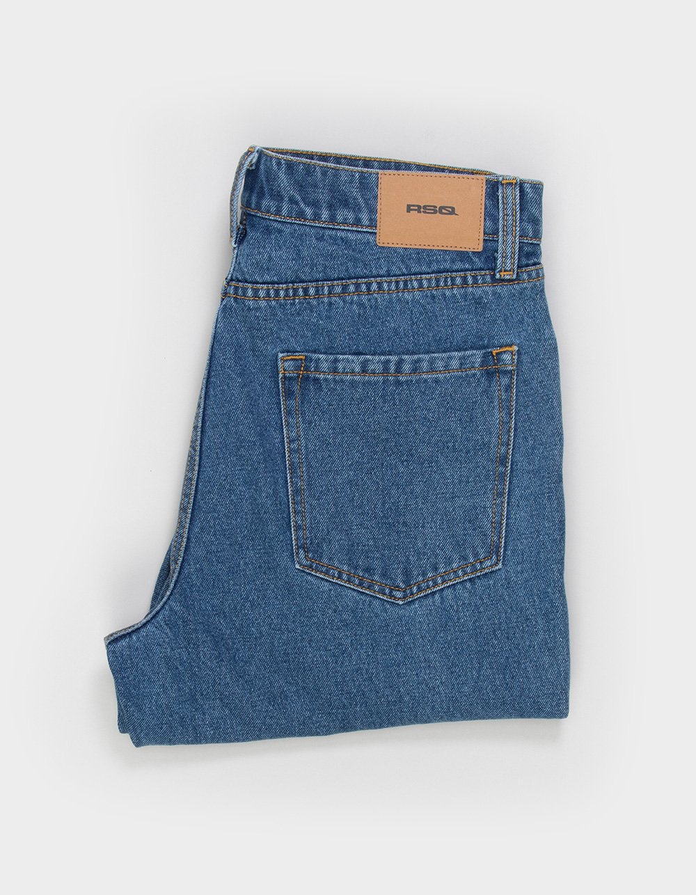 RSQ Mens Loose Fit Jeans - MEDIUM STONE