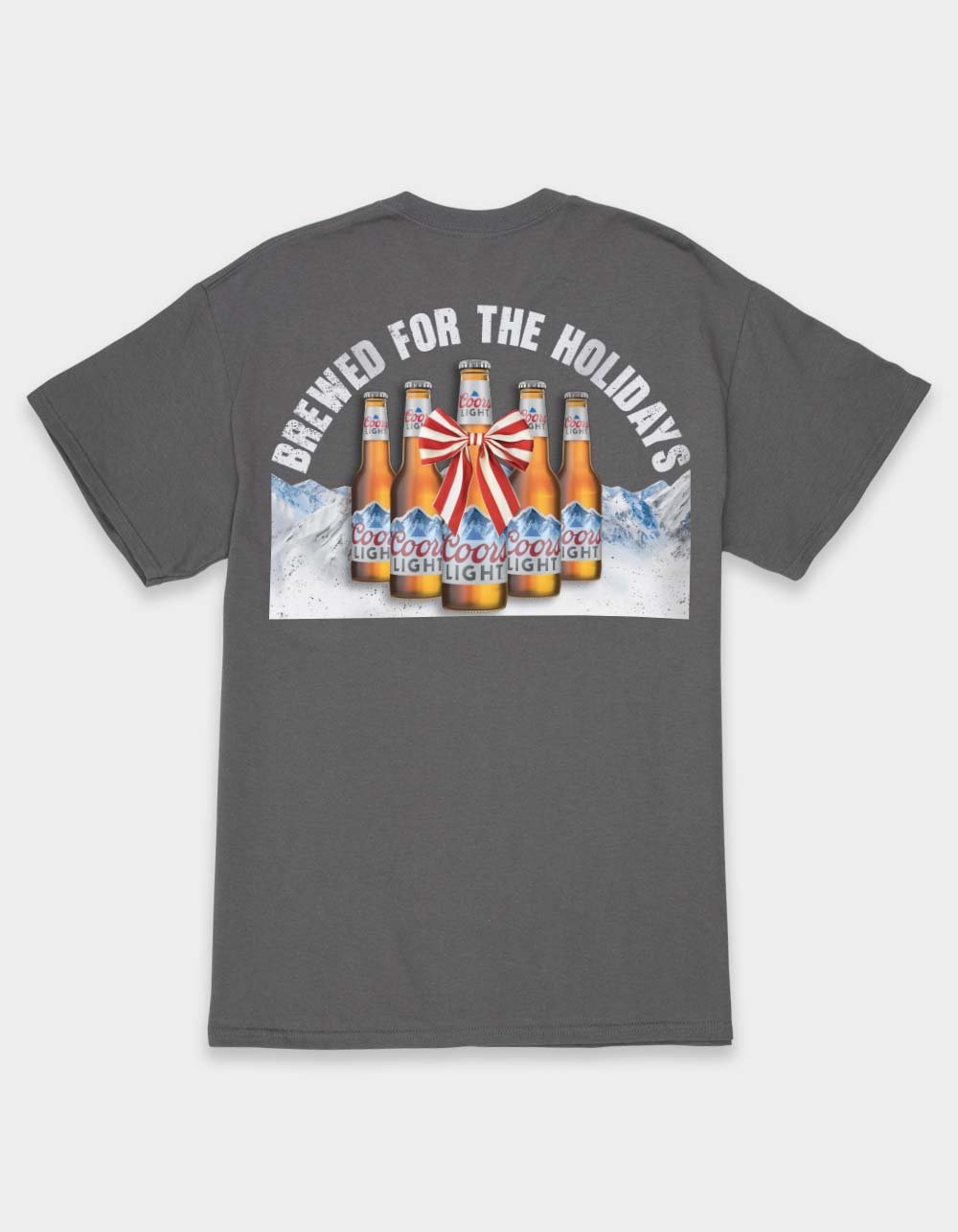 COORS Light For The Holidays Unisex Tee - CHARCOAL