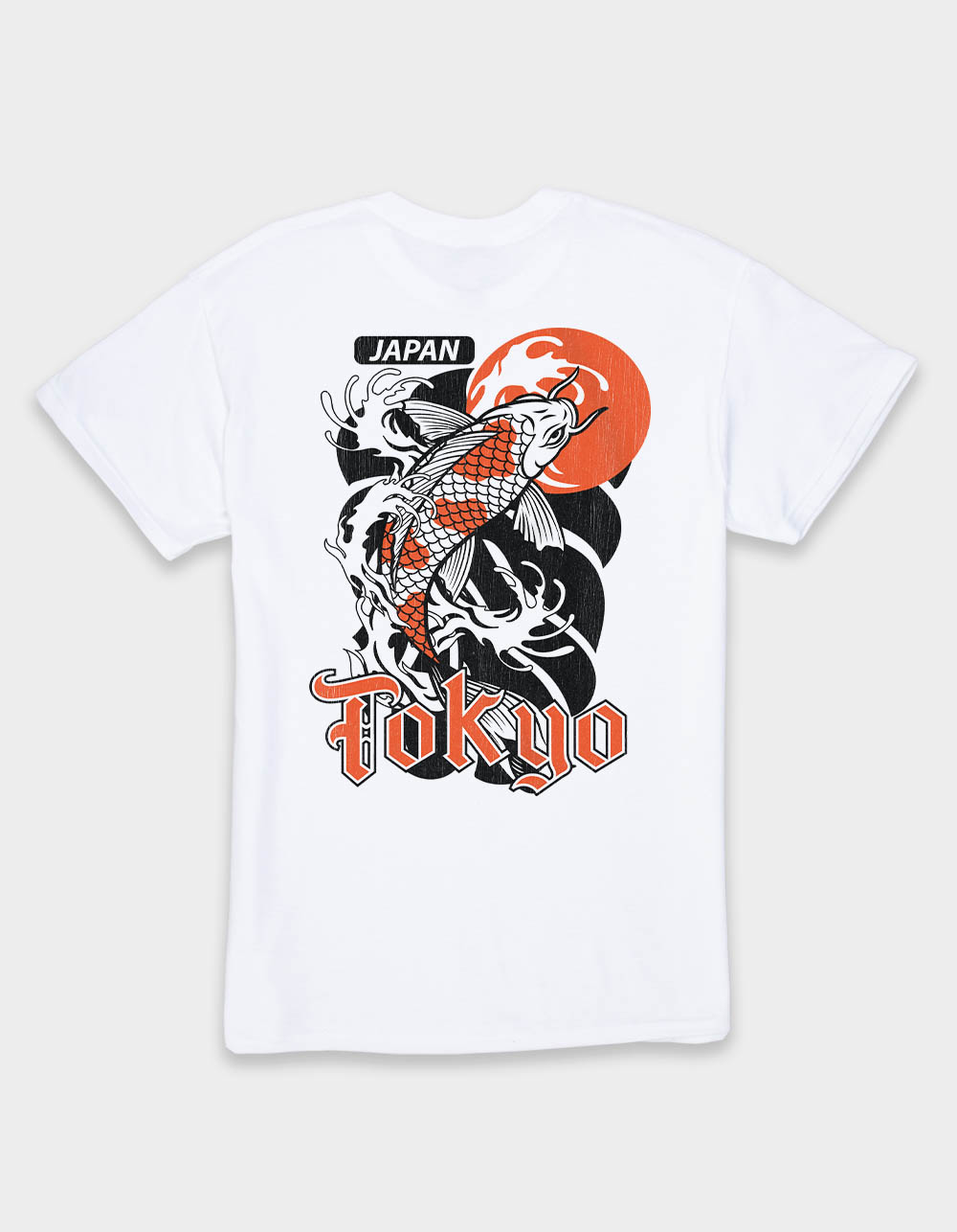 TOKYO Koi Fish Unisex Tee - WHITE
