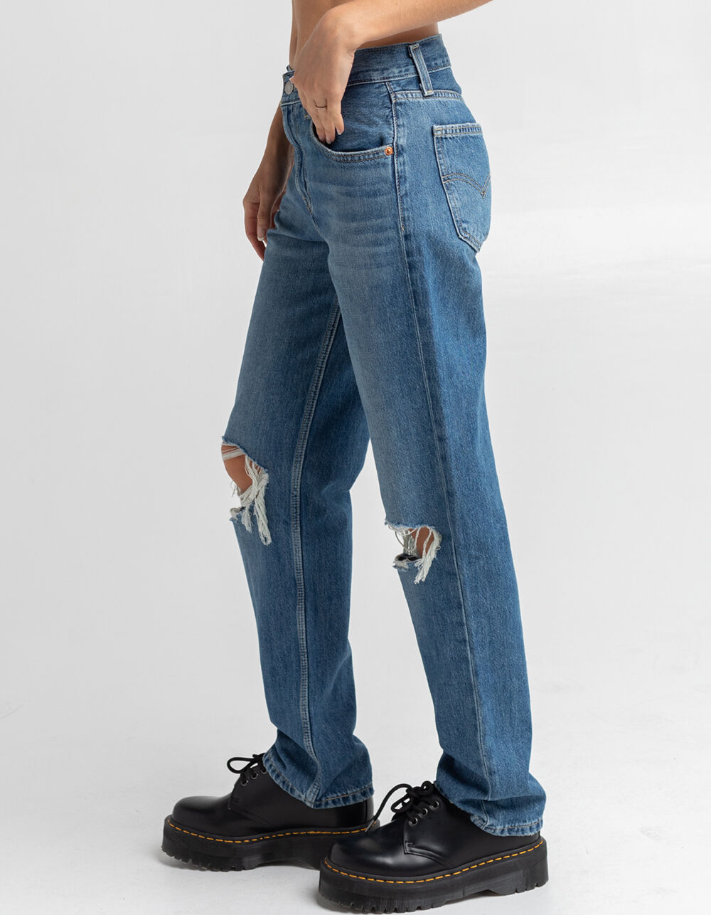 LEVI'S Low Pro Breathe Out Womens Jeans - LT BLAST | Tillys