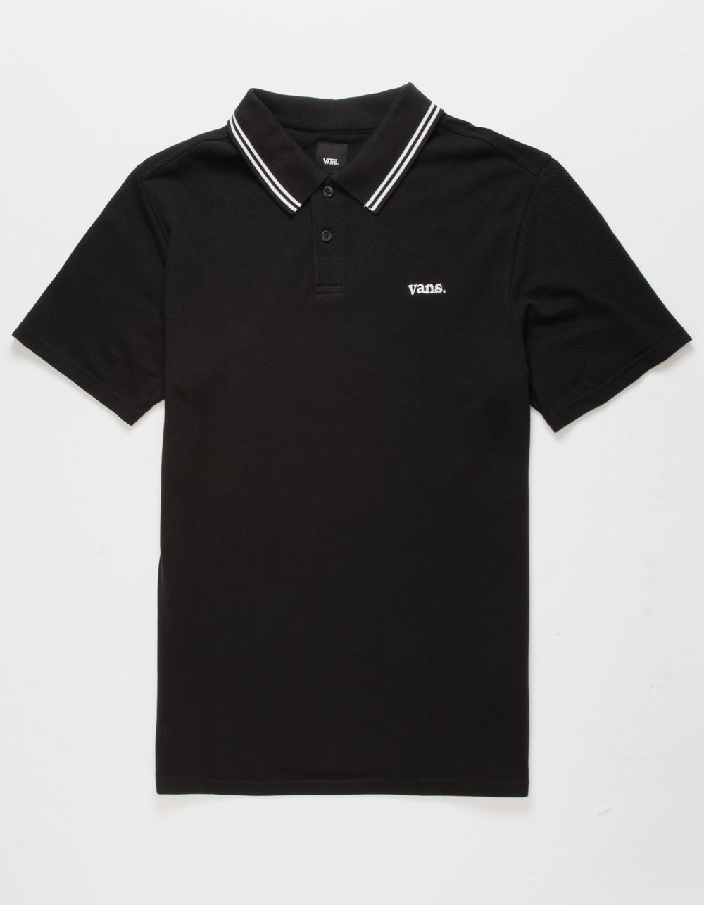 VANS Halfcrest Mens Polo Shirt - BLACK | Tillys