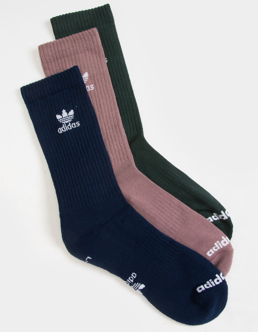ADIDAS Originals Trefoil 3 Pack Mens Crew Socks MULTI Tillys