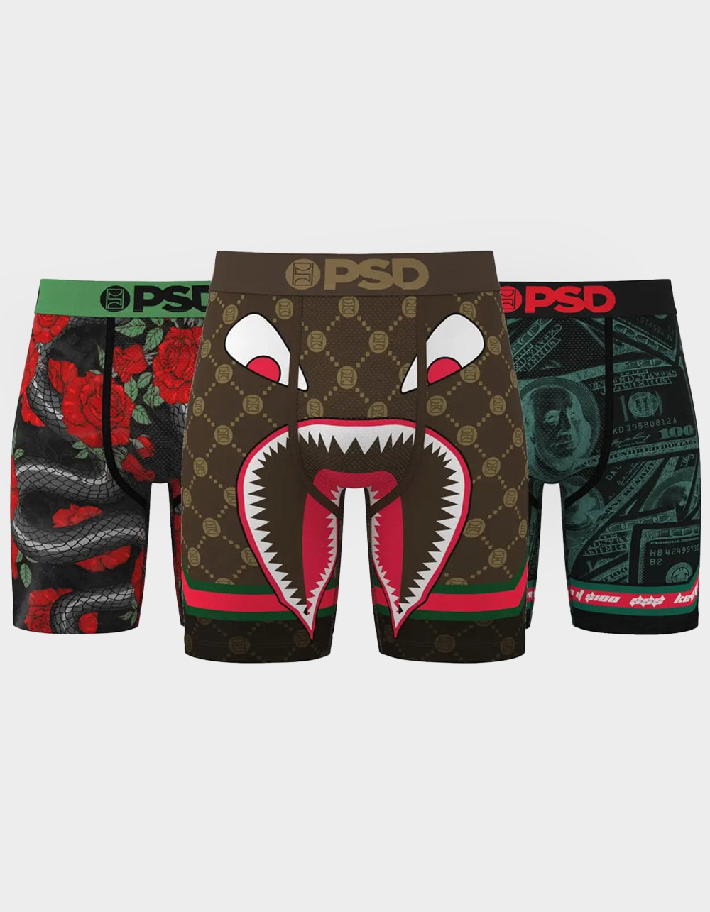 PSD Lux Loot 3 Pack Mens Boxer Briefs - MULTI
