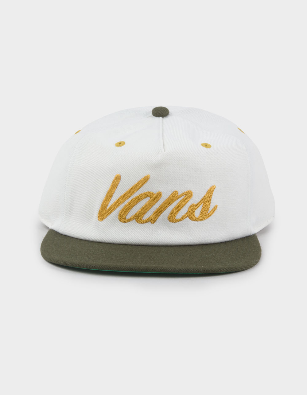 VANS Gotsie 5 Panel Snapback Hat - GREEN COMBO